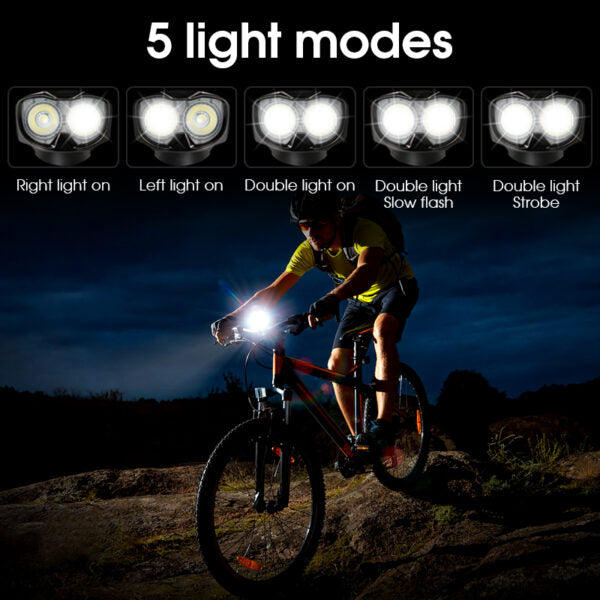 Aerbes AB-ZX11 USB Rechargeable Bicycle Light With Sensor Mode