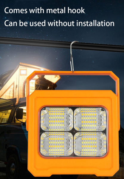 Aerbes AB-TY02 Solar Powered 124LED Work Light 3000mah Battery