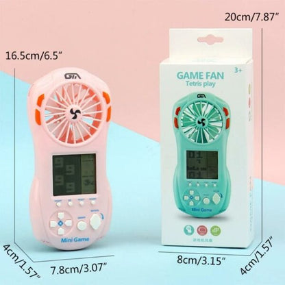 652E Mini Handheld Fan Game Electric Fan Leisure Fan with Electric Game Screen