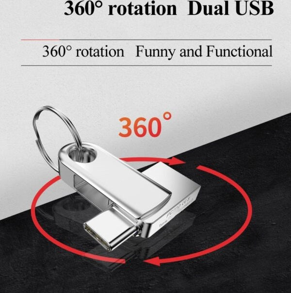 Treqa UP-02-64GB Android/ USB Type C 3.0 Flash Drive OTG