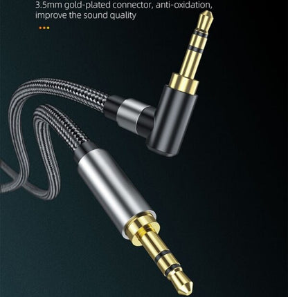 Wolulu AS-51199 90? Angle Auxiliary Cable 1.2m