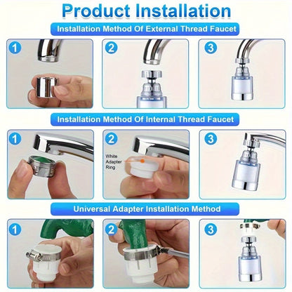 1pcEasy to install water filter faucet - perfect for homes, hotels and RVs