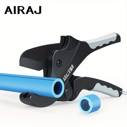 1pcAIRAJ Heavy Duty Ratchet PVC Pipe Cutter: Suitable for PVC, PPR, PE, PEX, Plastic