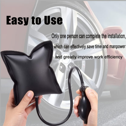 Multi-function Air Wedge Pump - Adjustable Inflatable Shim Bag for Car Leveling and Alignment, Great for Door Installation and Home Use, Durable TPU Material, Supports up to 136.08KG