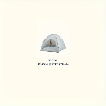 Cozy Companion Pet Tent - Ultra Soft, Comfortable, and Spacious Sleeping Nest with Solid Color Design for Cats and Dogs - Portable, Easy to Assemble, and Machine Washable