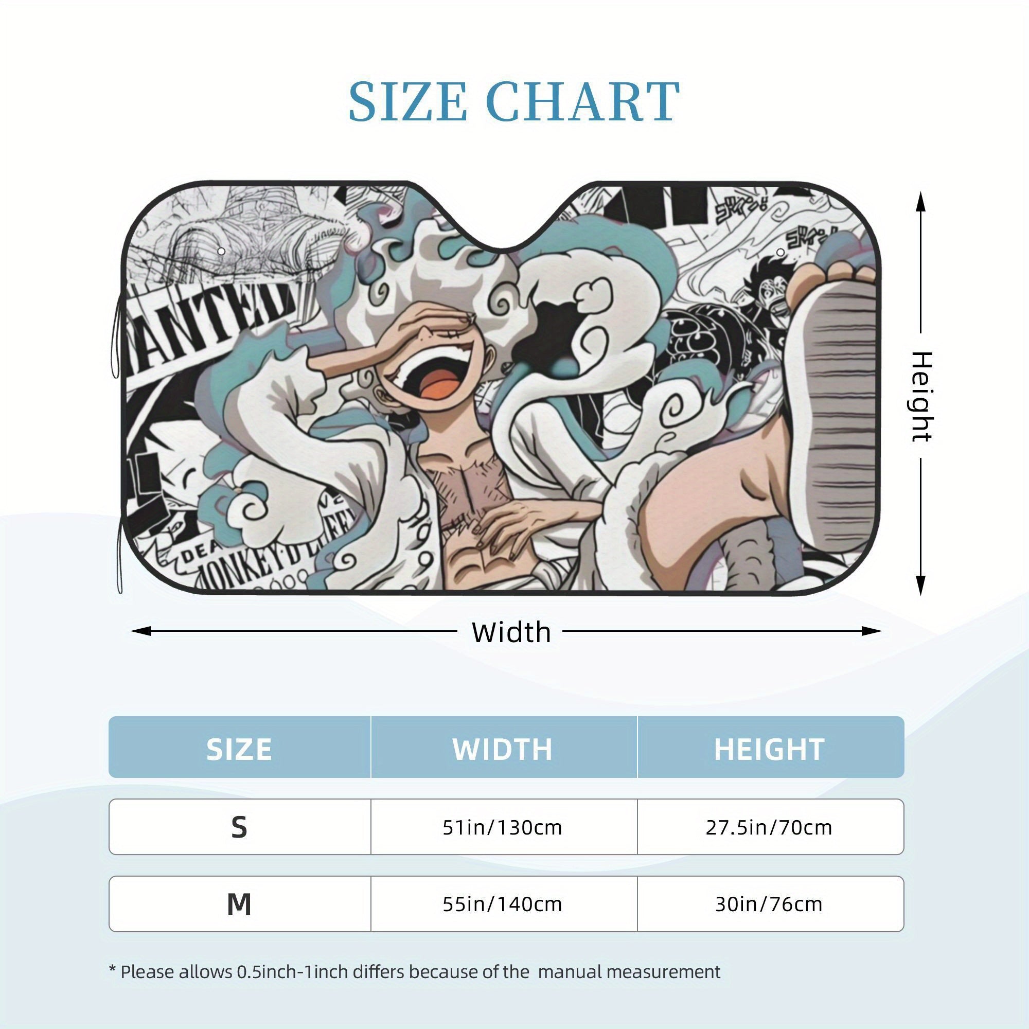 Japanese manga and anime Car Windshield Sunshade Japanese manga and anime Car Glass Sunshade