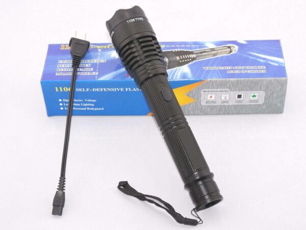 FA-1106 Self-defense Flashlight Strong Light Window Cone Outdoor Searchlight