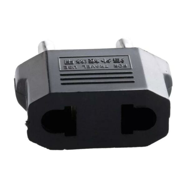 USA to EU Europe Euro AC Power Plug Converter Travel Adapter Charger