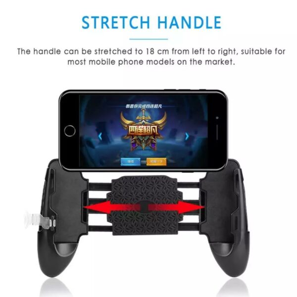 JL-01 3 in 1 Mobile Joystick Gamepad Phone Game Handle Grip Holder