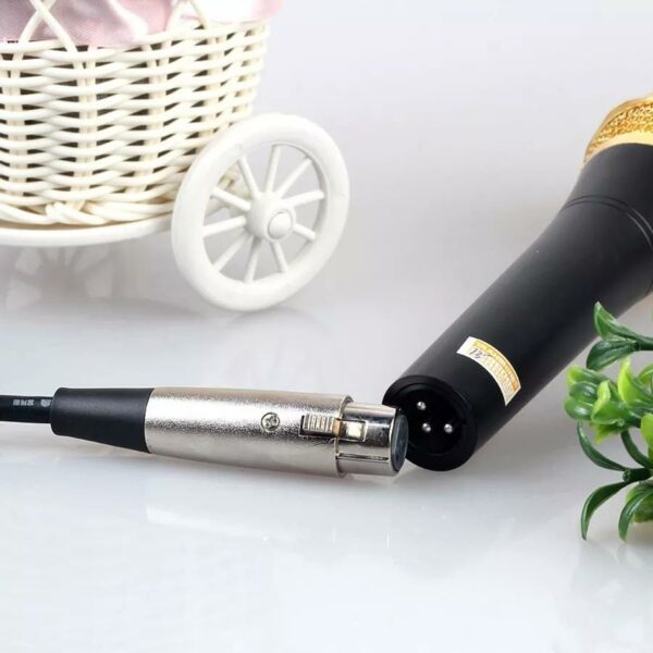 3.5mm Stereo Jack Male To XLR Female Cable Foil+Braided Shielded For Microphone Mixer 1.5M