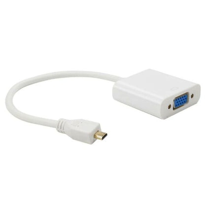 Micro-HDMI To VGA Adapter With Aux Cable