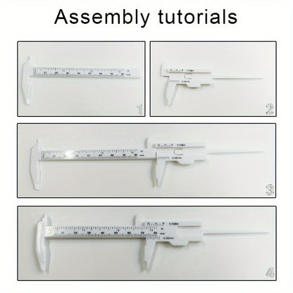 1PC Mini Plastic Vernier Caliper