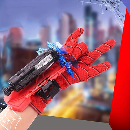 Spider Launcher Rotating Spray Watch Sticky On Wall Soft Bullet Gun Wrist Toy