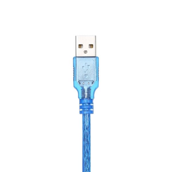 SE-L44 USB2.0 Transparent Blue Male To Female Extension Cable 10M Wire For Smart TV, Data Sync