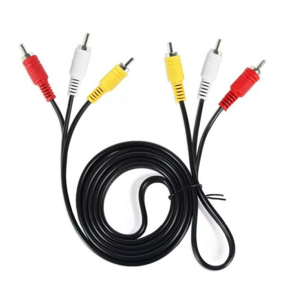 SE-L64 Male 3RCA T0 Male 3RCA Composite Audio Video AV Cable 20M
