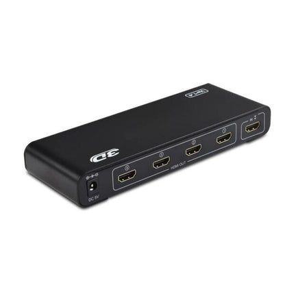 1×4 HD Splitter 4K x 2K @30Hz & 1080p HD 1.4 Deep Color 3D Plug & Play Auto EDID 4-Port
