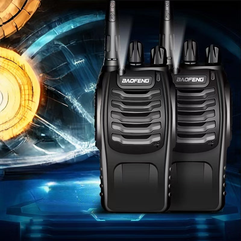 Handheld walkie-talkie self-driving outdoor handheld hotel mini walkie-talkie civil engineering security long distance