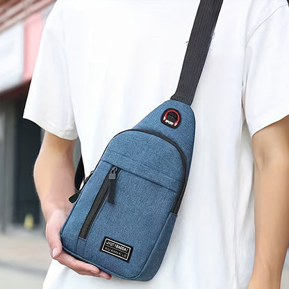 New Fashion Chest Bag Men's Messenger Bag Canvas Shoulder Bag