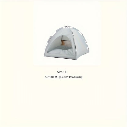 Cozy Companion Pet Tent - Ultra Soft, Comfortable, and Spacious Sleeping Nest with Solid Color Design for Cats and Dogs - Portable, Easy to Assemble, and Machine Washable