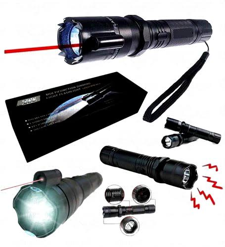FA-288 Powerful Flashlight Shock Model With Electrodes