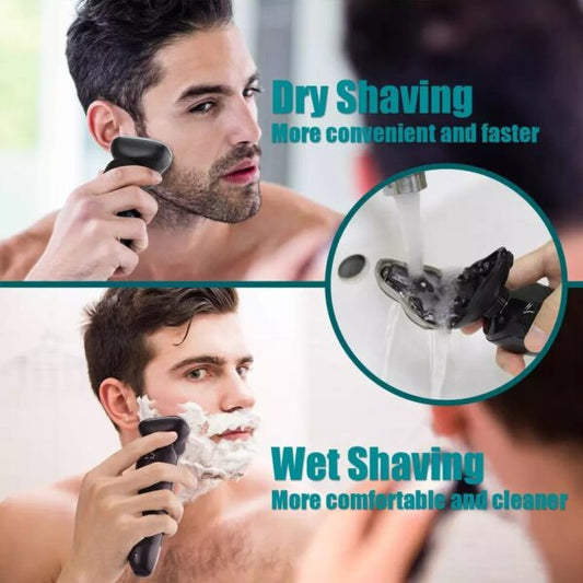 Aerbes AB-J432 Electric Rechargeable Shaver 800Mah With Battery Level LCD Display