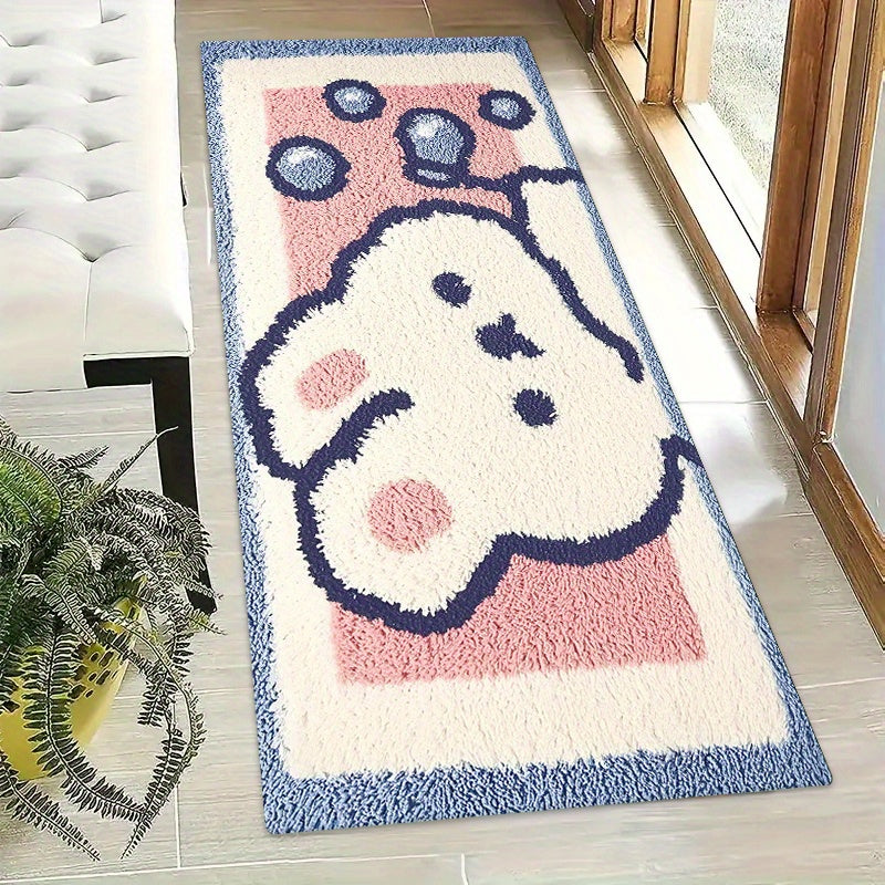 Luxurious Fluffy Bathroom Mat Kitchen Bathtub Sink And