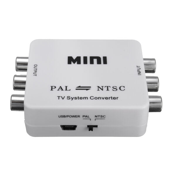 Mini PAL To NTSC TV Video System Bi-directional Converter Switch Adapter