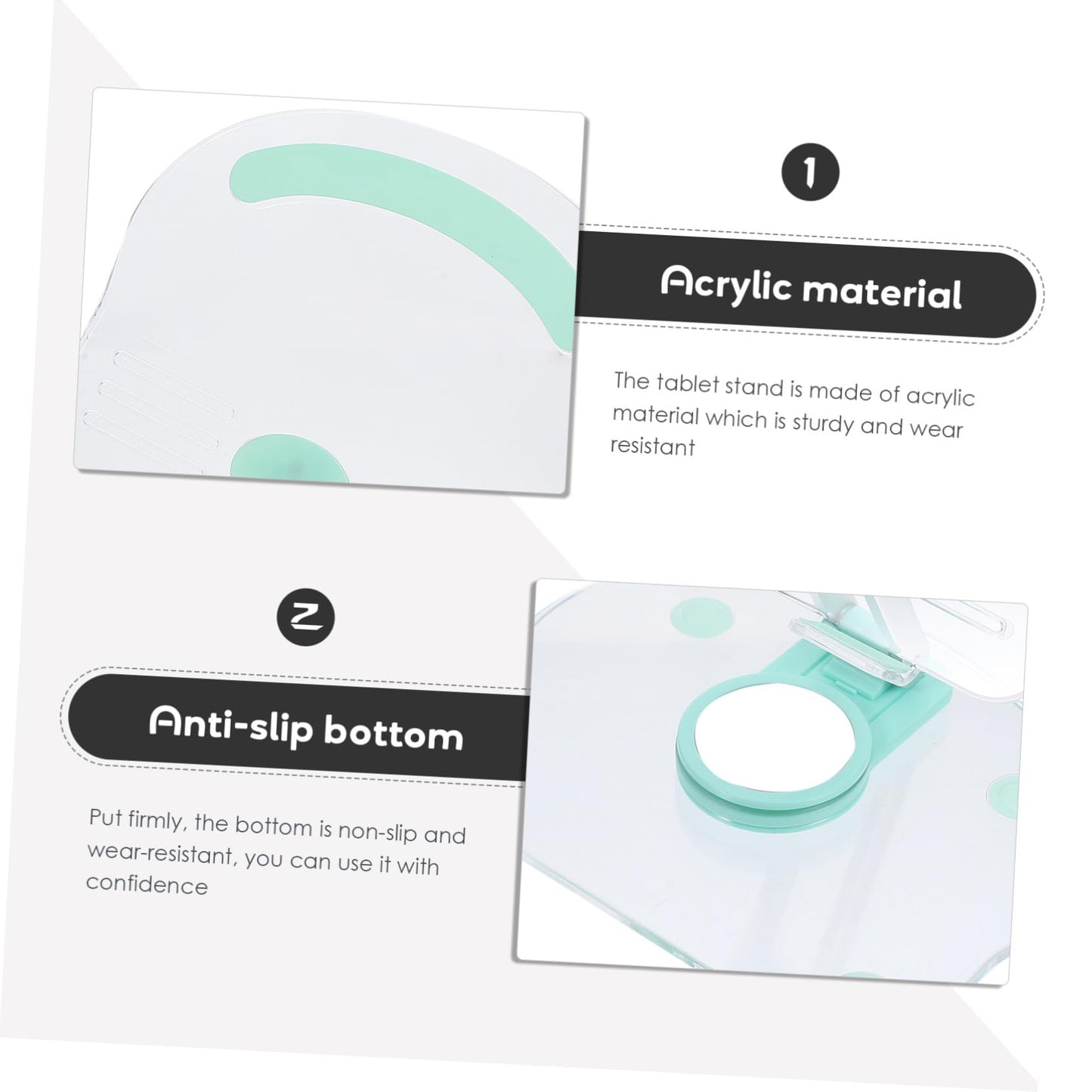 Computer Tablet Stands Monitor Phone Holder fold Bracket Cell Phone Base Laptop Desktop Stand for Tablet Support Frame Adjustable Pill Universal Tablet Holder Foldable