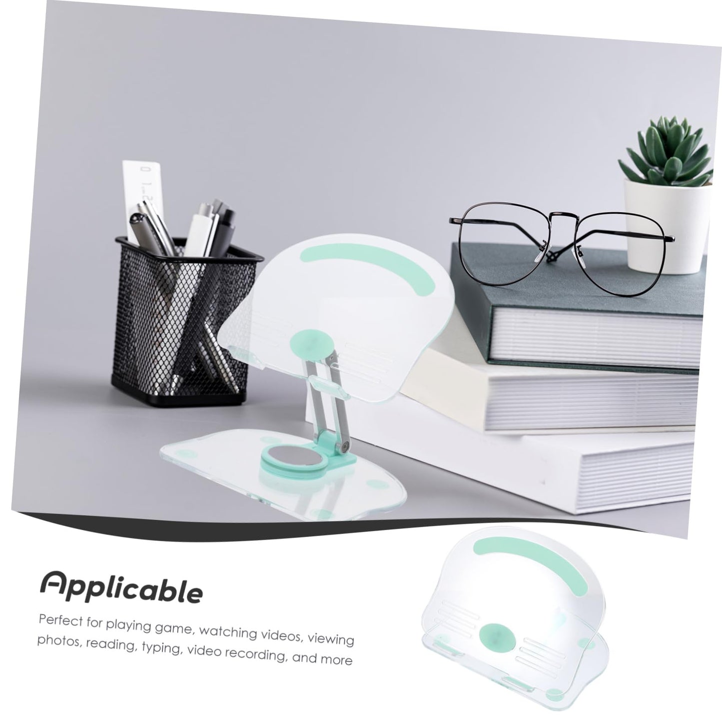 Computer Tablet Stands Monitor Phone Holder fold Bracket Cell Phone Base Laptop Desktop Stand for Tablet Support Frame Adjustable Pill Universal Tablet Holder Foldable