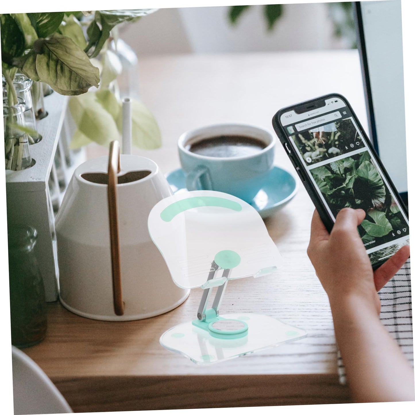 Computer Tablet Stands Monitor Phone Holder fold Bracket Cell Phone Base Laptop Desktop Stand for Tablet Support Frame Adjustable Pill Universal Tablet Holder Foldable