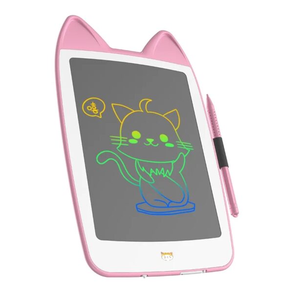 KA-1893 Kids Cat Ear Writing/Drawing Tablet With Stylus 10″