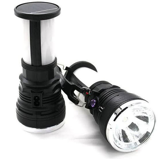 MULTIFUNCTION SOLAR & RECHARGEABLE PORTABLE LAMP