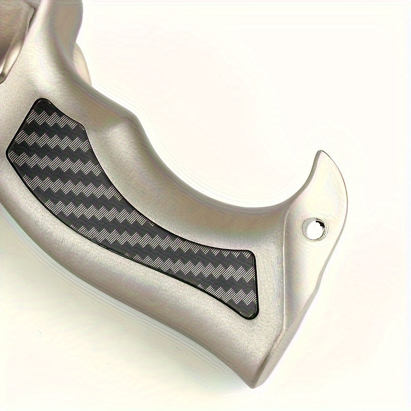 1pc Quick Draw Slingshot with Stainless Steel Construction   Heavy Duty Slingshot for Hunting  Target Practice  Outdoor Shooting   Includes Flat Rubber Band   Compatible with Slingshot Ammo   Ideal for Adults & Teens (1 Slingshot +1 Band)   Perfect for Hu