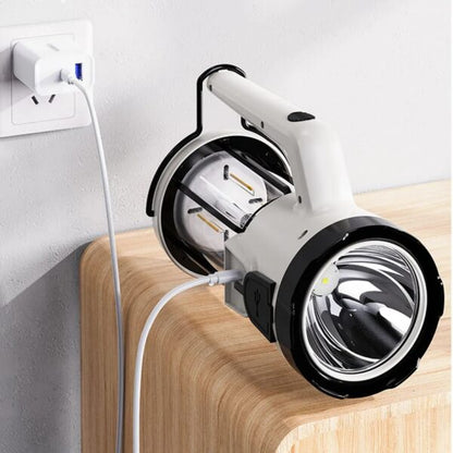 FA-CH-22020 High Power Portable LED + Cob Camping Lamp Torch With Hook