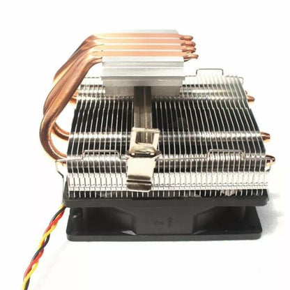 XF0286 Computer Radiator 9-Turns External Luminous Multicolor -Blow Down 4 Tubes