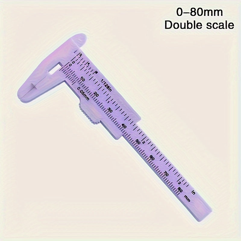 1PC Mini Plastic Vernier Caliper
