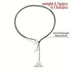 1 Handmade Minimalist Imitation Pearl Necklace for Women   3 Imitation Pearl Layered Design with Black  like Strand  Versatile Everyday Jewelry for Casual & Formal Outfits  Formal Accessory  Elegant Accessory