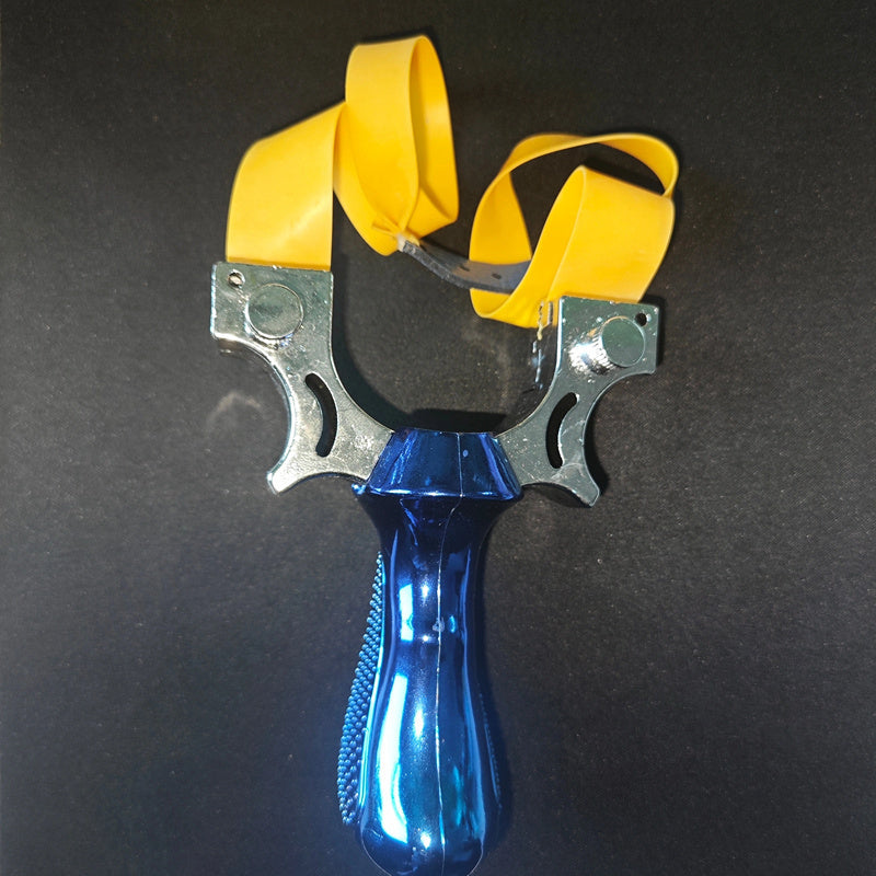 Ergonomic High Power Slingshot with Comfort Grip   Durable  Colorful Outdoor Shooting Toy for Practice & Fun