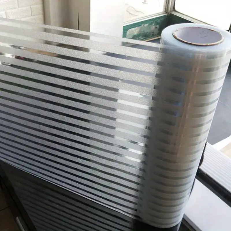 30cm*1m   Frosted Stripe Privacy Window Film With Static Adhesive 30cm*1m（副本）