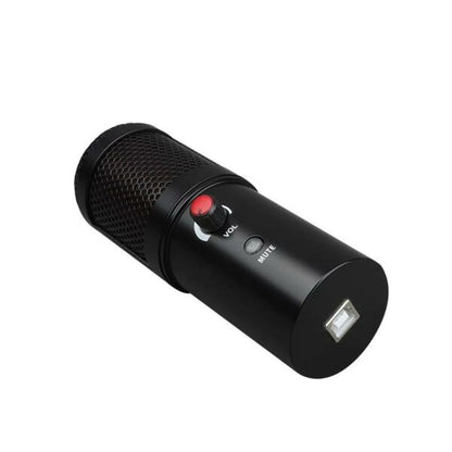 USB Microphone Tripod 192KHz/24Bit High Sampling Rate with Breathing Light