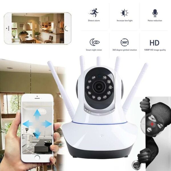 SE072 1080P IP Camera Smart WiFi 5 Signal Enhancement With ULooka App
