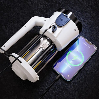 FA-CH-22020 High Power Portable LED + Cob Camping Lamp Torch With Hook