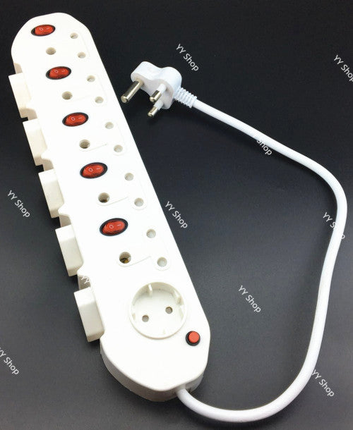 11 Way Multi-Plug With illuminated Switches – uBuySA