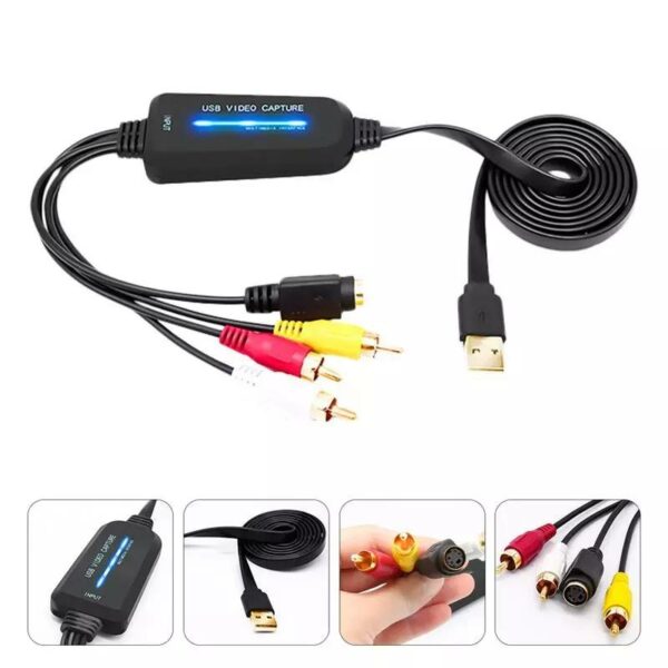 Video Switcher Video Capture Device USB 2.0 Portable Video Capture Video Selector