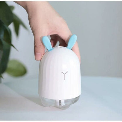 220ML Air Humidifier Cute Rabbit USB Aroma Diffuser Air Purifier Mist Maker With Led Night Lights
