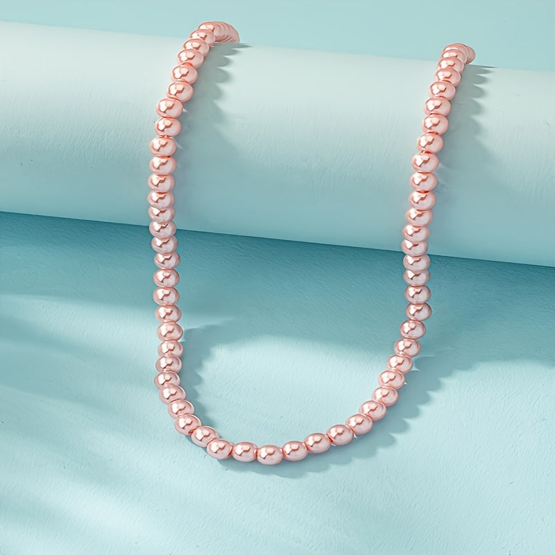 French Style Classic Ball Party Synthetic Fashion Versatile Women's Necklace   Everyday Necklace  Sophisticated Accessory  Fashion Accessory  Statement Piece  Party Wear  Gift For Her