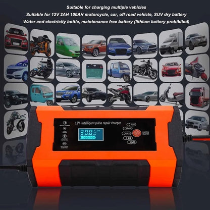 JG20375124 Intelligent Pulse Repair Battery Charger 12V-24V