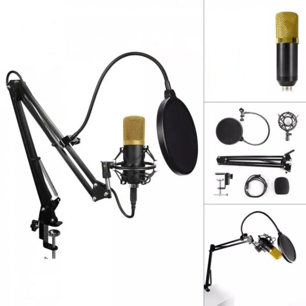 Condenser Microphone Computer 192KHZ / 24Bit High Sampling Rate With Stand