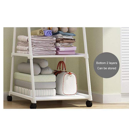 Coat Rack Stand Clothes Rail Rack Garment Dress Hanging Coat Hat Display Stand Shoe Rack Storage Shelf