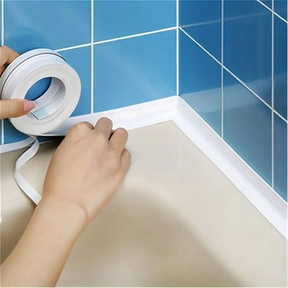 1 roll 1 meter waterproof white self